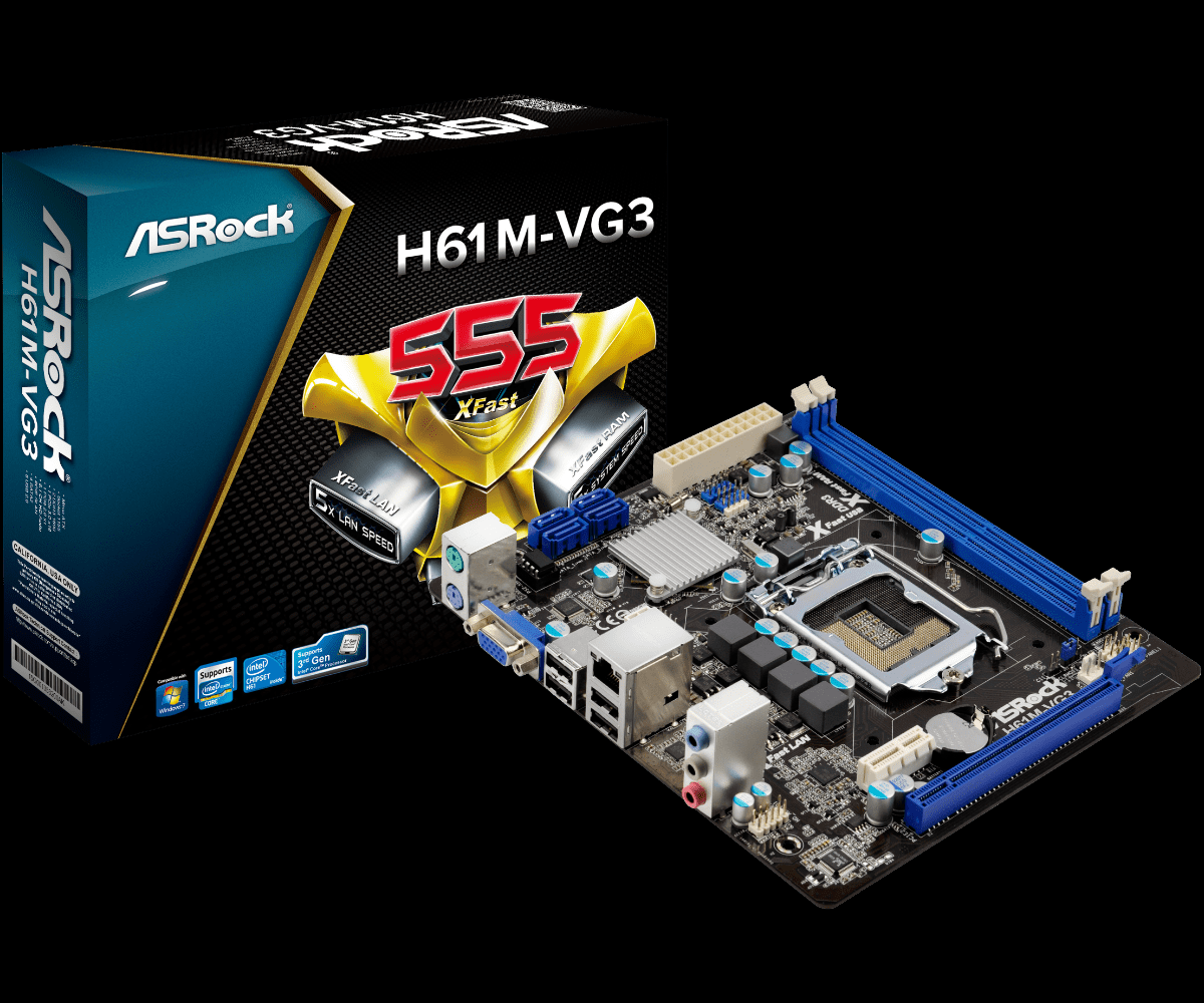 ASROCK H61M-VG3 (Rev 1.0) Boardview