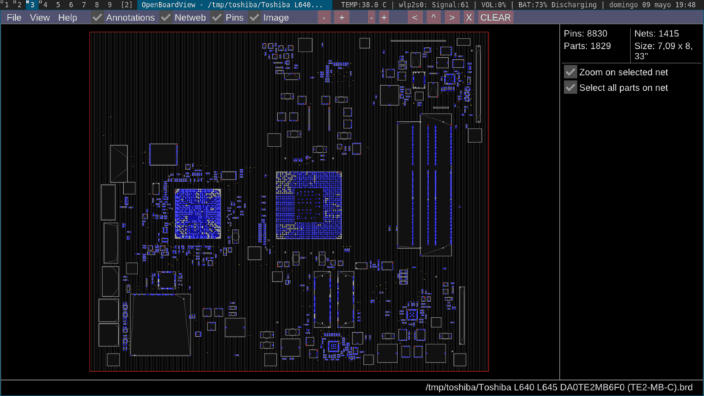 OpenBoardView panel 1
