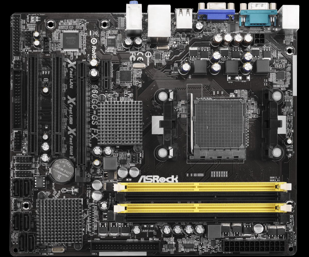 ASROCK 960GC-GS FX (Rev 1.00) (70-MXGRA0-A02) BOARDVIEW