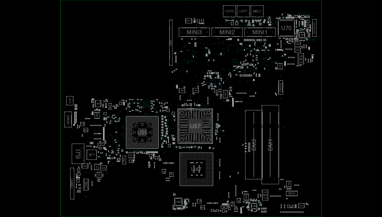 Dell XPS M1530 (07212-SB) Wistron DH3 HAWKE-INTEL BOARDVIEW