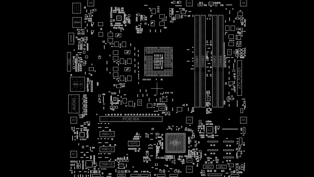 Ecs H77H2-EM Boardview