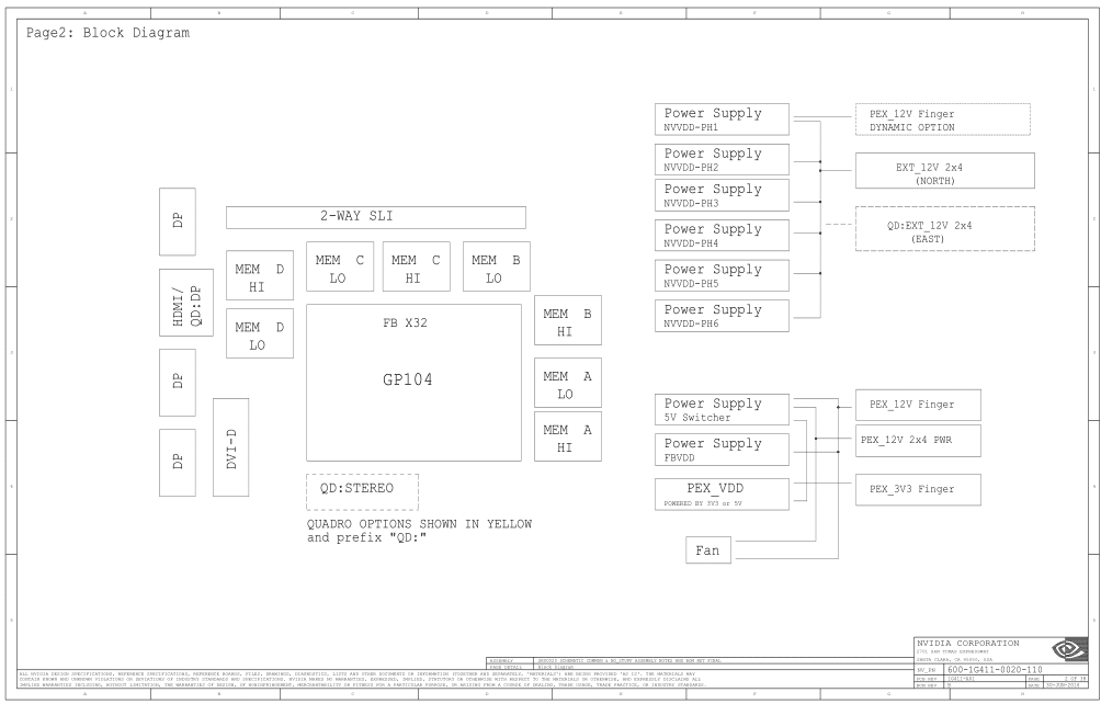 NVIDIA GeForce GTX 1070Ti PG411 (Rev A00) Schematic