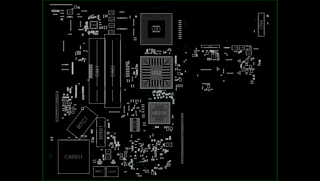 Dell Inspiron 1545 (WISTRON 08224-1) Boardview