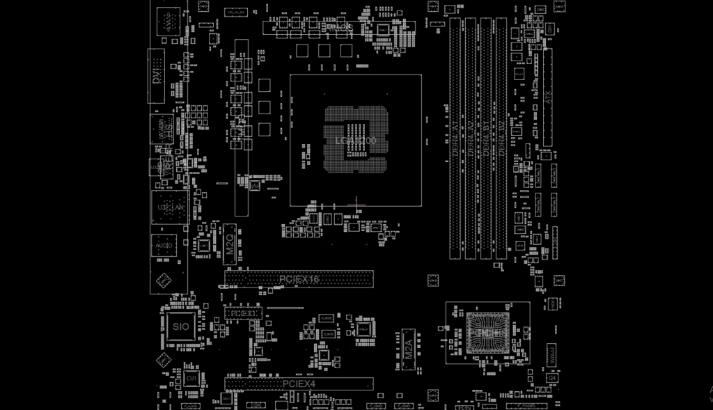 GIGABYTE Z490M (Rev 1.0) Boardview