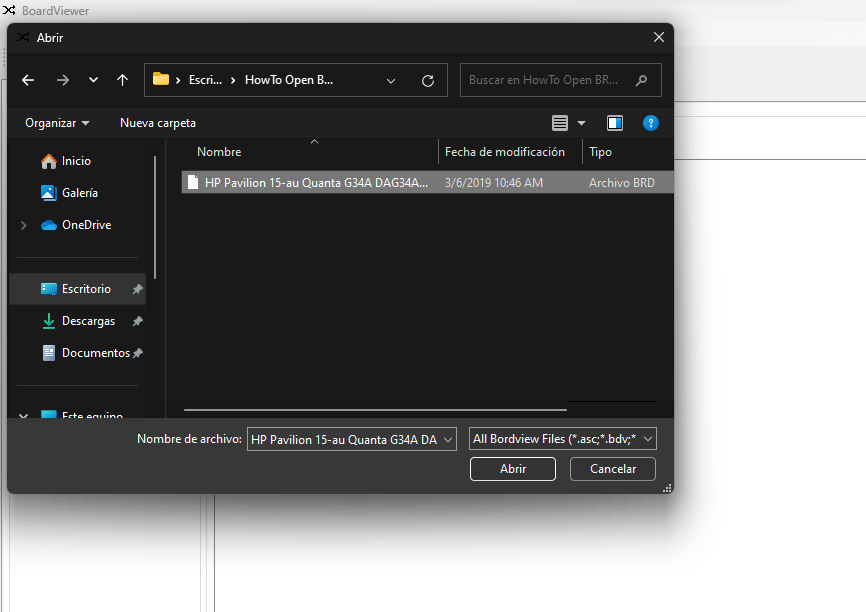 boardviewer find brd file
