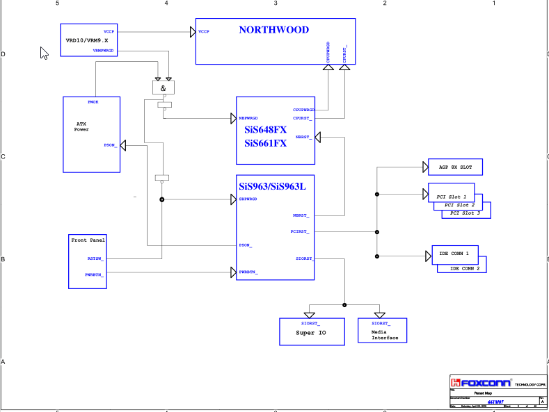FOXCONN 661M07 (Rev A) Schematic