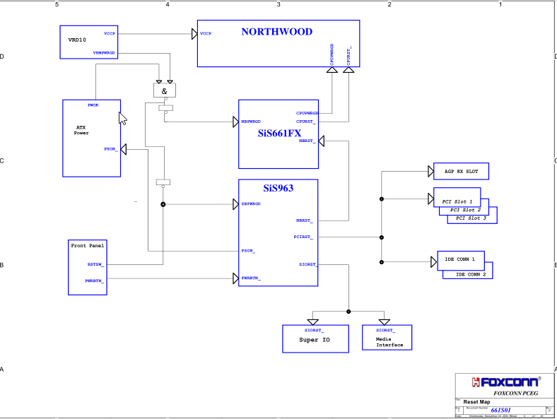 FOXCONN 661S01 (Rev B) Schematic