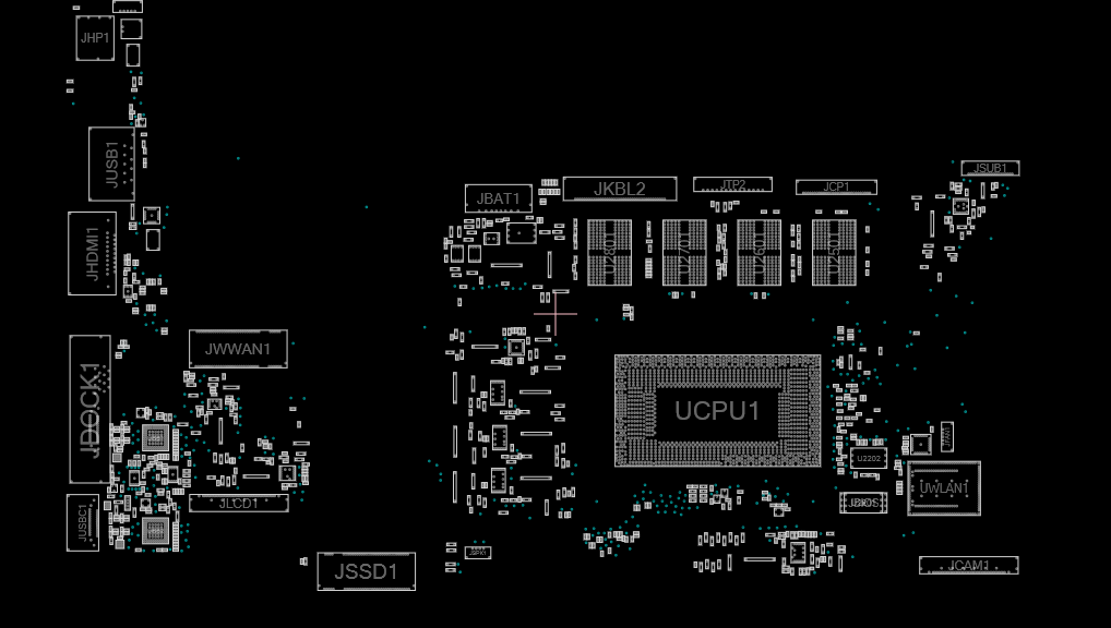 Lenovo ThinkPad X13 Gen 2 (NM-D362) (Rev 1.0) Boardview