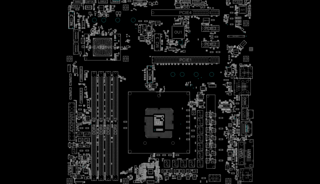 ASRock B360M PRO4 (Rev 1.03) (70-MXB760-A01) Boardview