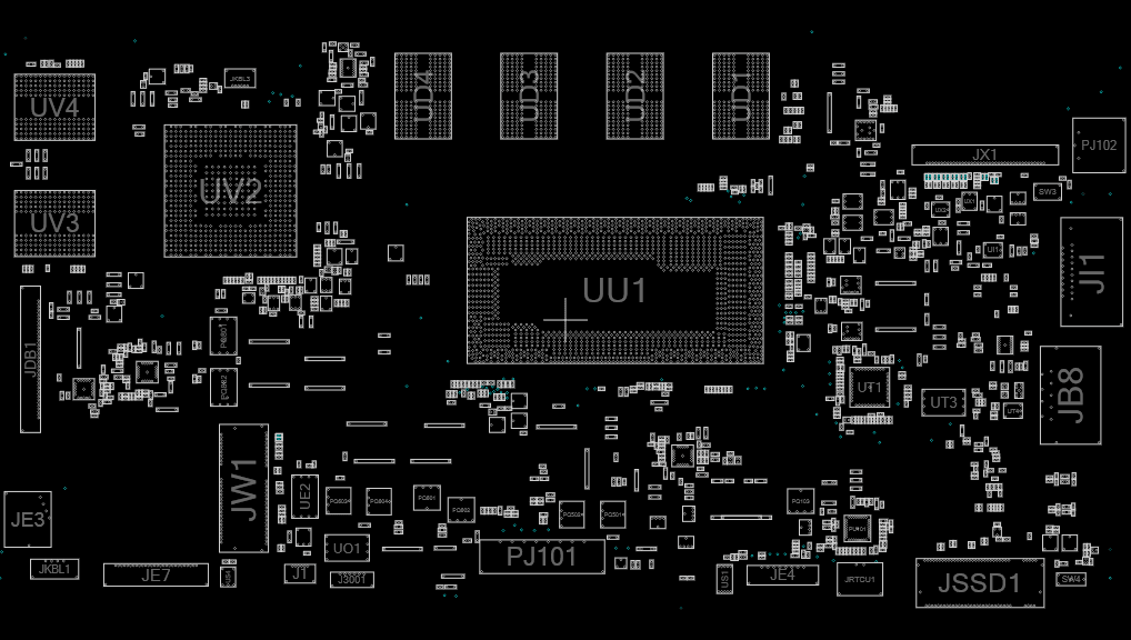 Acer Swift 3 (SF314-57) Floris Yebisu (NB8511 NB8512) boardview