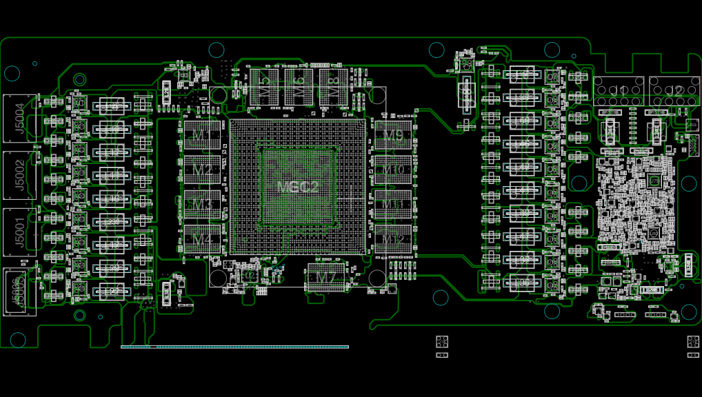 MSI Geforce RTX 3080 VENTUS 3X 10G OC LHR(MS-V389) (Rev 1.0) Boardview