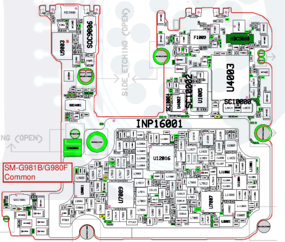 Samsung Galaxy S20 (SM-G980F) Schematic