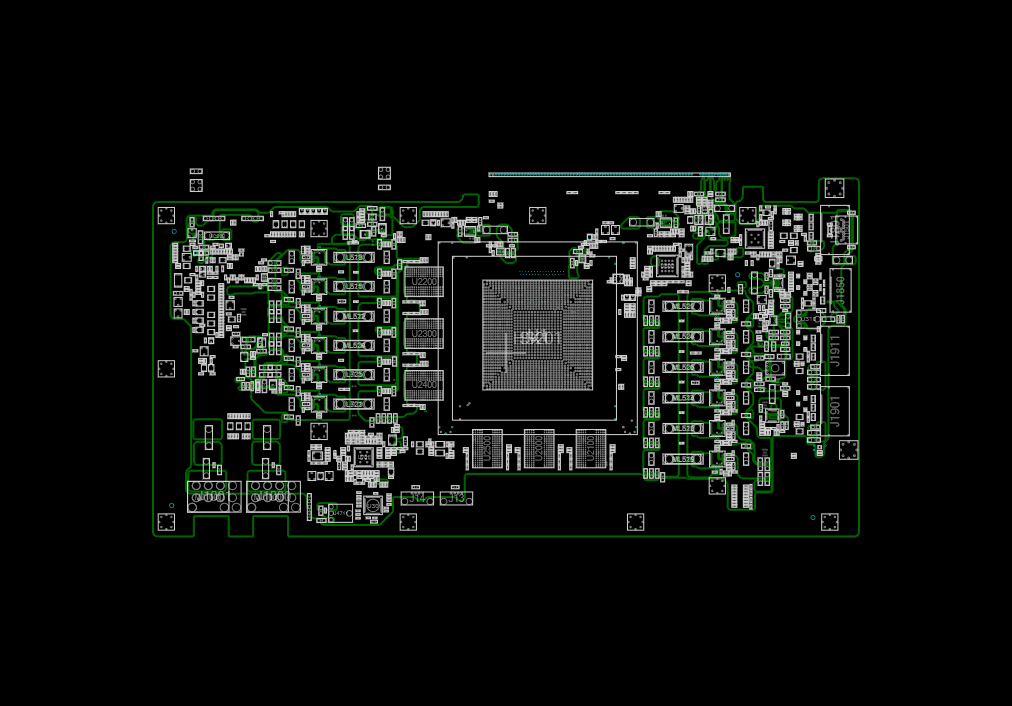 MSI Radeon RX 6700 XT GAMING X 12G (MS-V398) Boardview