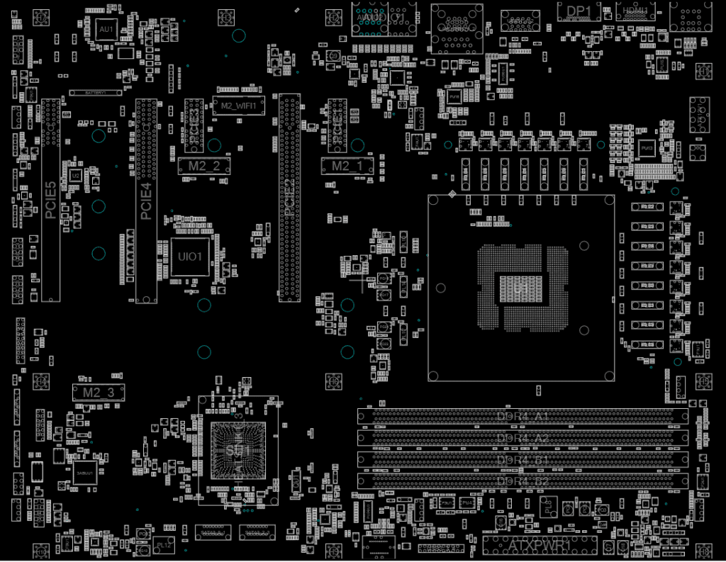 ASROCK Z590 PRO4 (Rev 1.03) BOARDVIEW