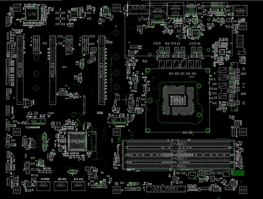 MSI Z270 TOMAHAWK (MS-7A68) (Rev 1.0) BOARDVIEW