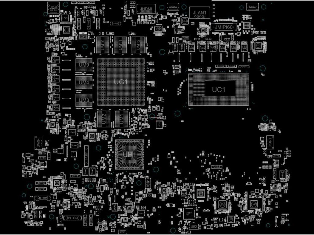 DELL Alienware X17 R1 (LA-K472P) BOARDVIEW