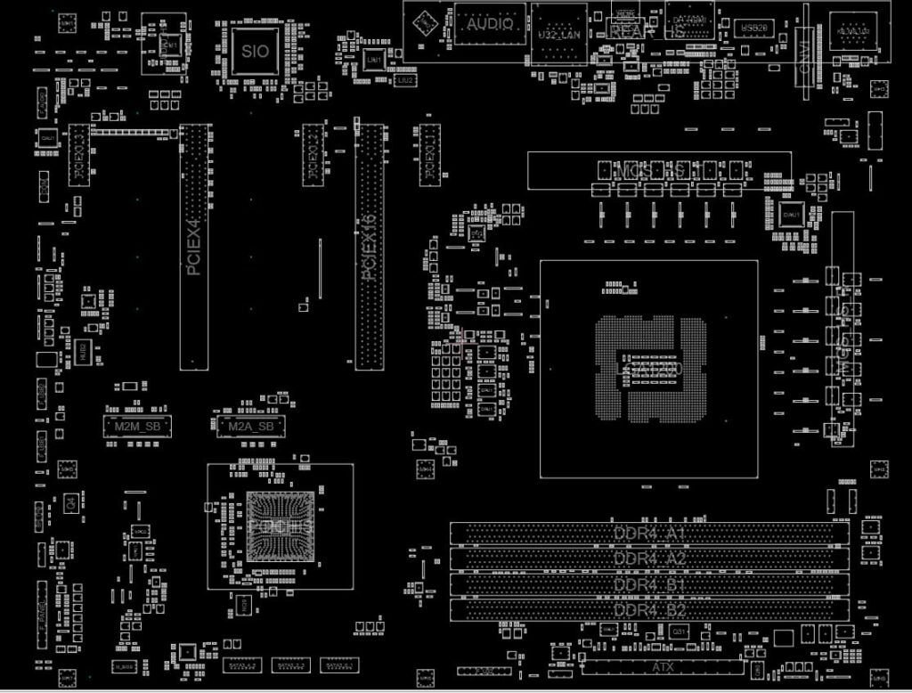 H470 AORUS PRO AX (Rev 1.0) BOARDVIEW