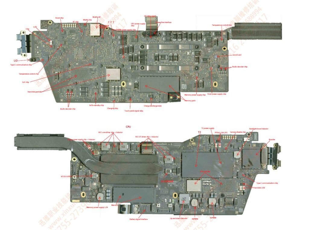 MacBookPro 13" A2159 2019 (820-01598) Schematic