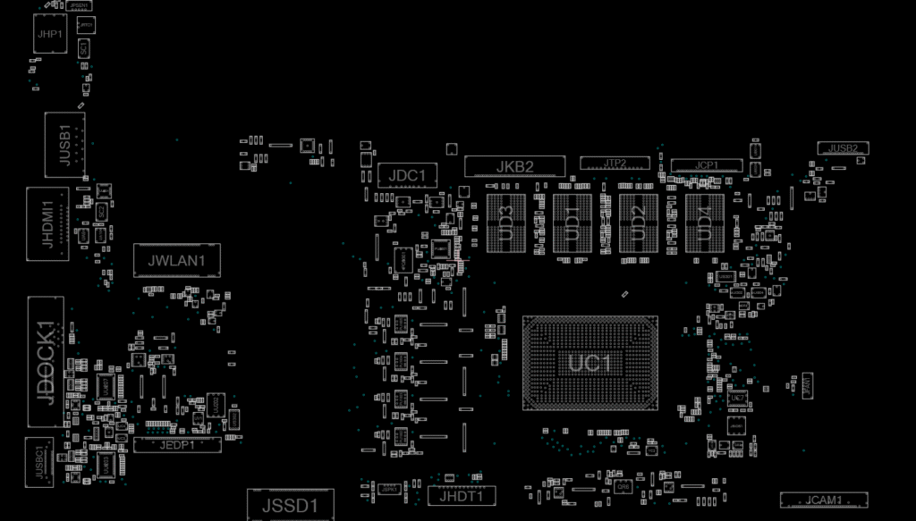 ThinkPad T14s Gen 2, X13 Gen 2 NM- D442 AMD R1NET50W Boardview