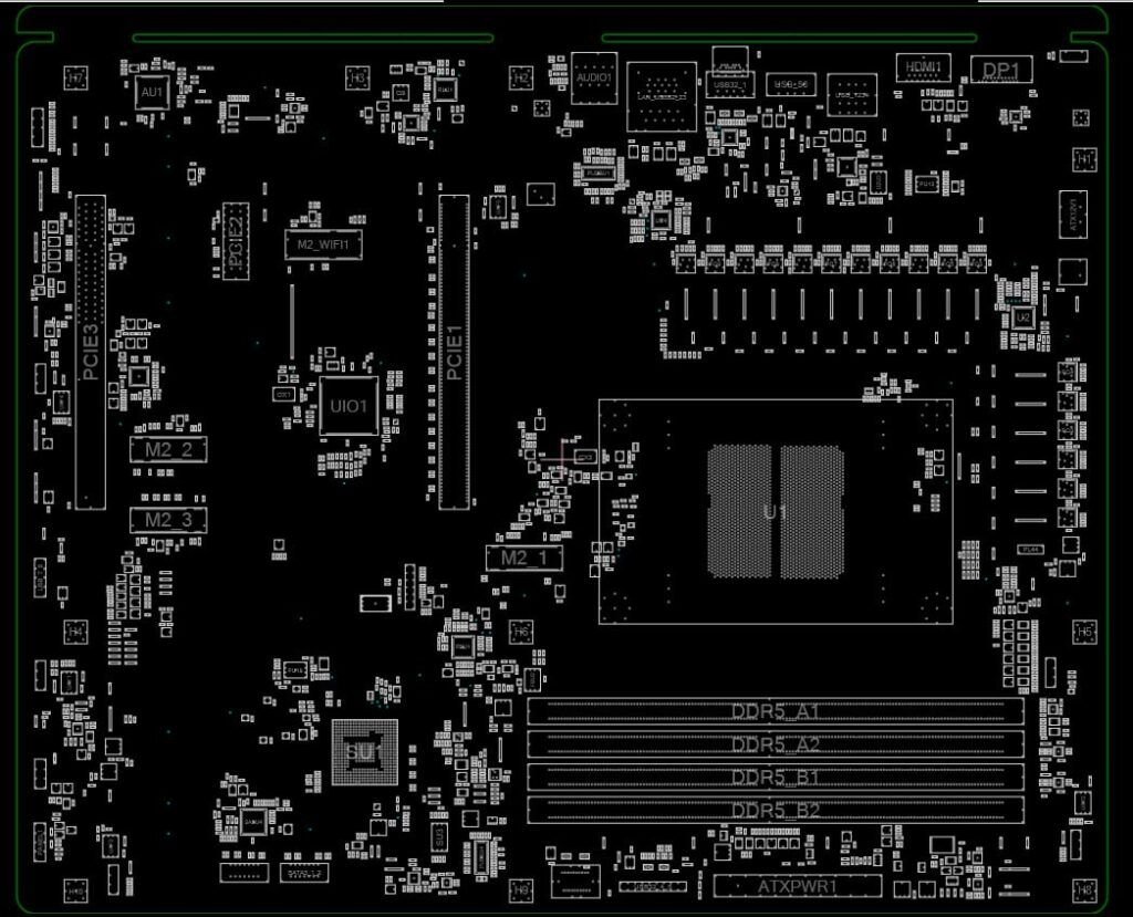 ASRock B650E PG Riptide WiFi (Rev 1.03) BOARDVIEW