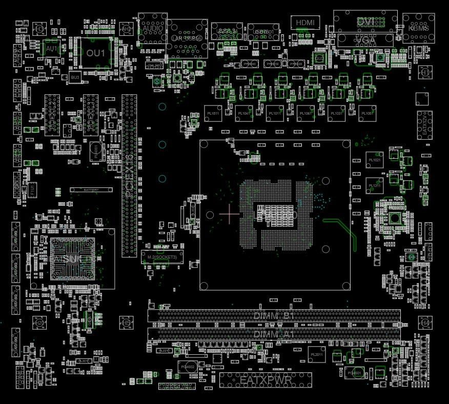 ASUS PRIME H410M-E BOARDVIEW
