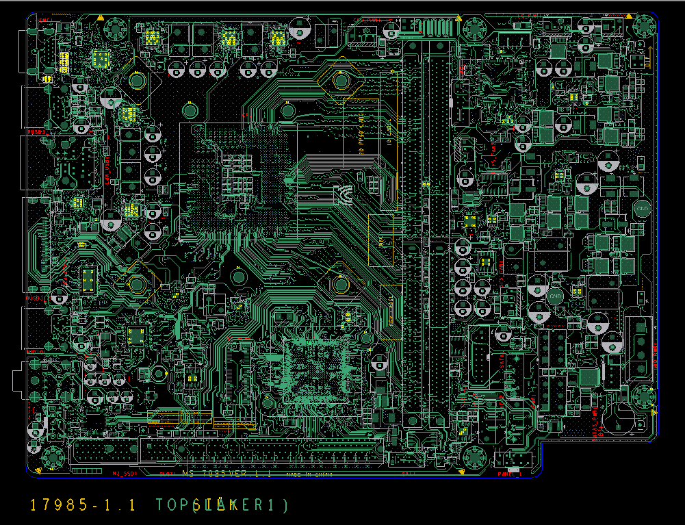 Andromeda R3 (MB-A00 17985-1) MS-7985 BOARDVIEW