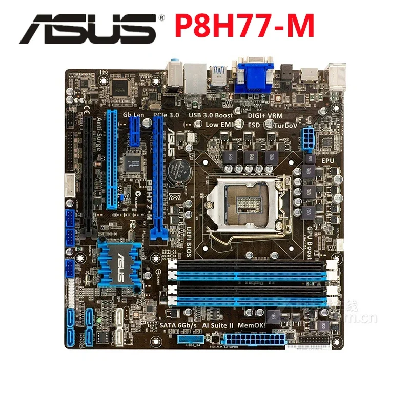 ASUS P8H77-M (Rev 1.00, 1.04, 2.0) Boardview