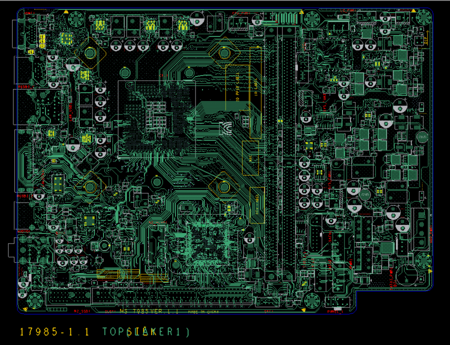 Andromeda R3 (MB-A00 17985-1) MS-7985 BOARDVIEW